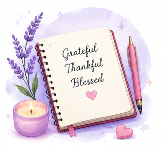 Gratitude Journal Illustration